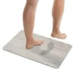 Diatomit Badematte Mod. Puna Beige, 60 x 39 cm, schnelltrocknend und rutschsicher