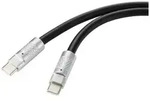 Renkforce USB-C&reg; Kabel USB 2.0 USB-C&reg; Stecker, USB-C&reg; Stecker 0.50m Schwarz