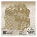 URSUS 100 Faltbl&auml;tter Kraftpapier "Design Mix"