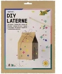 FOLIA Bastelartikel DIY Laterne MILKY WAY, inkl. 1 LED-Licht und Batterien