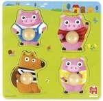 GOULA Die 3 kleinen Schweinchen-Puzzle