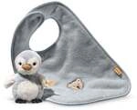 Steiff 242977 - Geschenkset Lio Pinguin mit Rassel und Latz