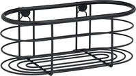 Wenko Edelstahl Wandablage Mod. Trestina Schwarz, hochwertiger Rostschutz