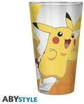 POKEMON - Large Glass Premium - 400ml - Pikachu foil