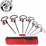 Corvus A600369 - Kids-at-Work, Holzbohrer-Set, 7 St&uuml;ck mit Tasche, Profiqualit&auml;t