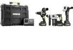 Worx Professional WU928 Akku-Bohrhammer, Akku-Winkelschleifer,