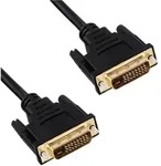Akyga Anschlusskabel 1.8m Schwarz AK-AV-06 DVI-Kabel