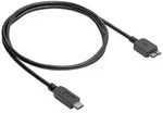 Akyga USB-Kabel USB-Micro-B 3.0 Stecker, USB-C&reg; Stecker 1.00m Schwarz AK-USB-44