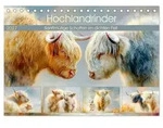 Hochlandrinder. Sanftm&uuml;tige Schotten im dichten Fell (Tischkalender 2027 DIN A5