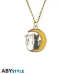 SAILOR MOON - Pendant necklace "Cats on the moon"
