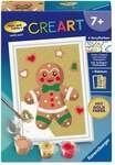 CreArt, Malen nach Zahlen Kinder - Lebkuchenmann