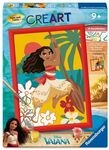 CreArt, Malen nach Zahlen Kinder - Disney Vaiana's Abenteuer