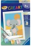 CreArt, Malen nach Zahlen Kinder - S&uuml;&szlig;er Elefant