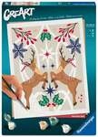 CreArt Adults Trend - Weihnachtlicher Hirsch