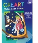 CreArt Malen nach Zahlen ab 5 - Elfen und Feen im Zauberwald