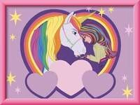 CreArt, Malen nach Zahlen Kinder Unicorn Academy - Sophia & Wildstar