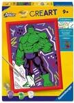CreArt, Malen nach Zahlen Kinder Marvel Avengers - Hulk Smash
