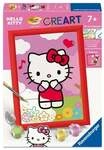 Ravensburger CreArt - Malen nach Zahlen 12023107 - Fr&ouml;hliche Hello Kitty - Kinder ab
