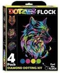 DOTZIES BY DIAMOND DOTZ - Diamond Painting Neon Raubkatzen