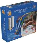 MALEFIX Wachsmalstifte Malset mit Papierrolle