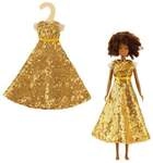Time2Shine Paillettenkleid ''Goldstar'' f&uuml;r Modepuppen der Gr&ouml;&szlig;e 29 cm