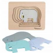 Kindsgut Tier-Puzzle Elefant