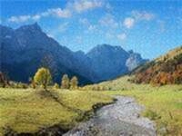 CALVENDO Puzzle Ri&szlig;bach in der Eng 1000 Teile Puzzle quer 1000 Teile...