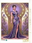 CALVENDO Puzzle Espoir - Violette Eleganz 1000 Teile Lege-Gr&ouml;&szlig;e 64 &times; 48 cm
