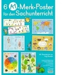 6 A1-Merk-Poster f&uuml;r den Sachunterricht &ndash; Jahreskreis, K&ouml;rper, Waldtiere,