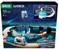 BRIO World - 36155 Gro&szlig;es Weltraumstations-Set - gro&szlig;es Holzeisenbahnset und