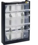 Allit 466250 Kleinteilmagazin (B x H x T) 300 x 465 x 80mm Schwarz, Grau 1St.