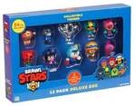 Brawl Stars Figuren 12er Pack Deluxe Geschenkverpackung inkl. 3 seltene, 4 cm