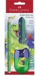 Faber-Castell Schreib Set Jumbo Dino gr&uuml;n 3 Teile Blister