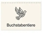 Buchstabentiere (Tischkalender 2027 DIN A5 quer), CALVENDO Monatskalender