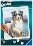 Ravensburger CreArt 12023114 - Australian Shepherd Merlin - Malen nach Zahlen ab 12