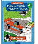Mein dickes Malen-nach-Zahlen-Buch &ndash; Fahrzeuge