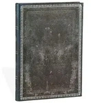 Hardcover Notizbuch Mitternachtsstahl, Midi, Liniert