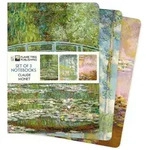 Dreier Set DIN-A5-Format-Notizb&uuml;cher: Claude Monet