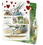 Dreier Set DIN-A5-Format-Notizb&uuml;cher: Alice im Wunderland