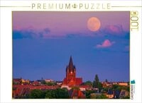 CALVENDO Puzzle Vollmond &uuml;ber der Pauluskirche 1000 Teile Lege-Gr&ouml;&szlig;e 64 &times;...