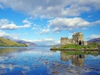 CALVENDO Puzzle Das Eilean Donan Castle 1000 Teile Lege-Gr&ouml;&szlig;e 64x48cm...