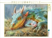 CALVENDO Puzzle Drachen 1000 Teile Lege-Gr&ouml;&szlig;e 64x48cm Foto-Puzzle f&uuml;r gl&uuml;ckliche