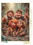 CALVENDO Puzzle Steinzeitkarikaturen 1000 Teile Lege-Gr&ouml;&szlig;e 64 &times; 48 cm Foto-Puzzle