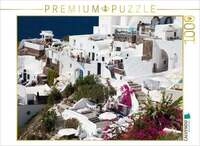 CALVENDO Puzzle Hotelanlage in Oia,Santorini,Griechenland 1000 Teile Lege-Gr&ouml;&szlig;e 64