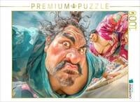 CALVENDO Puzzle Sumoringer Karikaturen 1000 Teile Lege-Gr&ouml;&szlig;e 64x48cm...