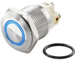 TRU COMPONENTS TC-7494696 TC-GQ16F-10E/L/B/12V/S Vandalismusgesch&uuml;tzter Drucktaster