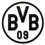 BVB 89140401 - BVB-Auto-Aufkleber schwarz, Borussia Dortmund