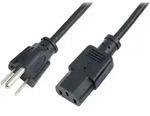LogiLink Strom Anschlusskabel [1x NEMA 5-15 Stecker - 1x Kaltger&auml;te-Stecker C13]