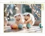 CALVENDO Puzzle Heilige Birma Kitten - Samtpfoten im Spielefieber 1000 Teile