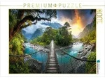 CALVENDO Puzzle Hokitika Gorge auf der S&uuml;dinsel 1000 Teile Lege-Gr&ouml;&szlig;e 64x48cm